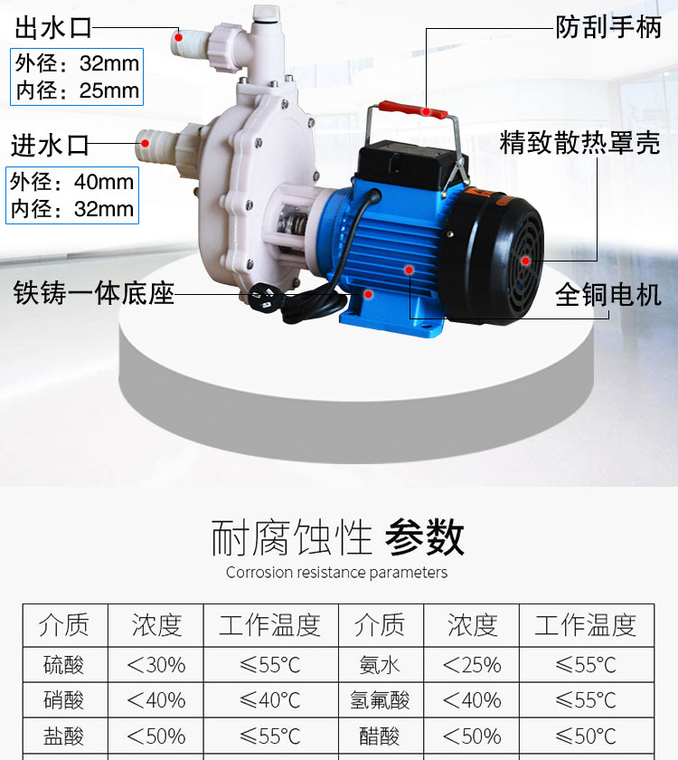 快通牌KT-HX130化學(xué)循環(huán)泵(5)